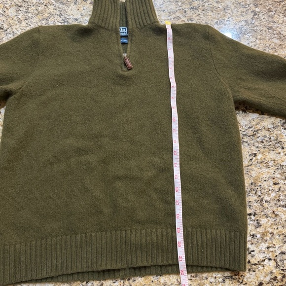 Ralph Lauren Forest Green Zip-Up Sweater - Picture 6 of 7